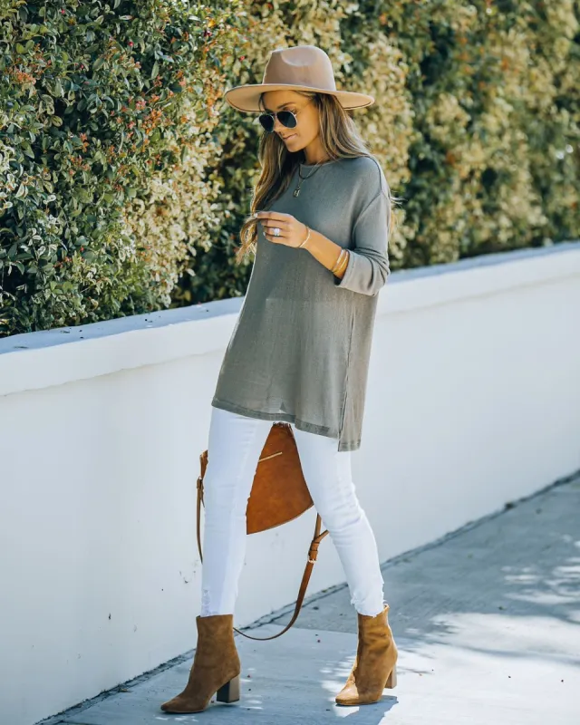 Lander Long Sleeve Tunic Top - FINAL SALE sold by Vici