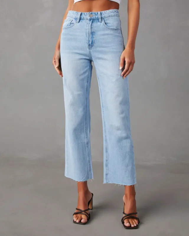 Ryland High Rise Straight Leg Jeans sold by Vici