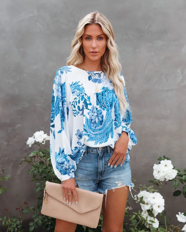 Wylie Floral Blouse sold by Vici