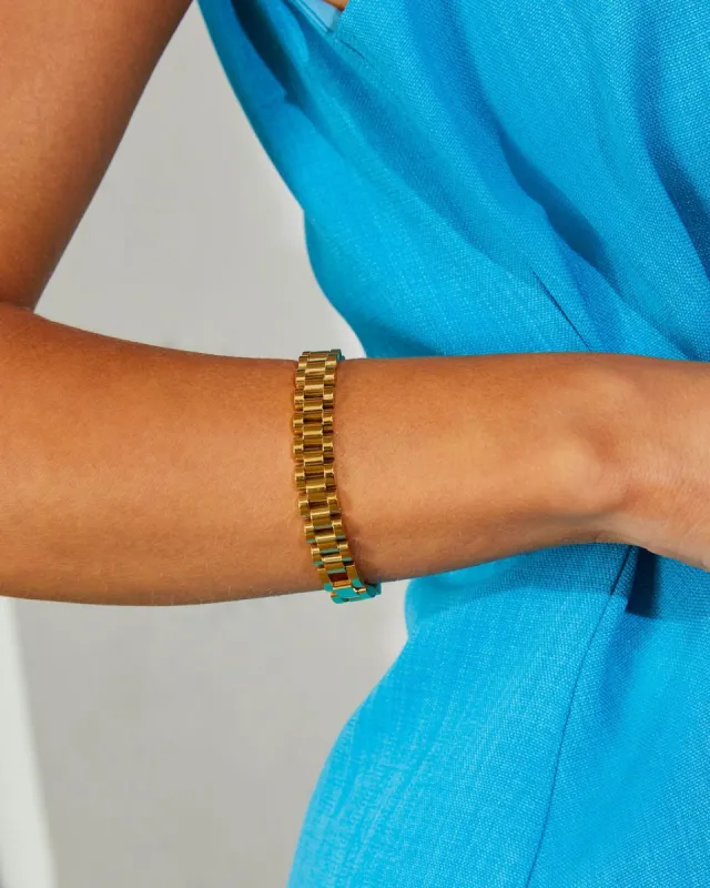 Watch Band Bracelet - Gold - SALE sold by Vici