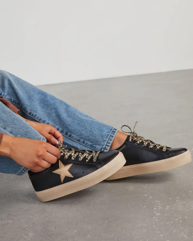 Jossie Platform Sneakers - Black sold by Vici