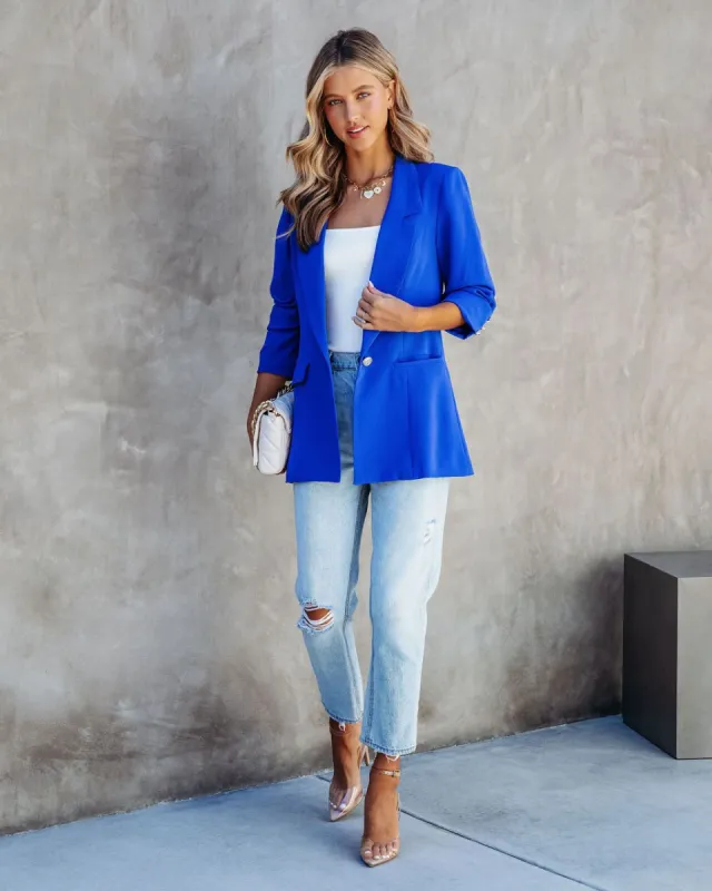 Sawyer Pocketed Blazer sold by Vici