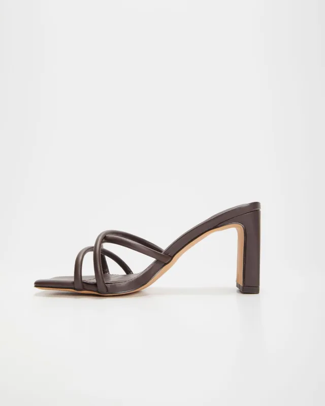 Kalis Strappy Heels - Mocha - FINAL SALE sold by Vici