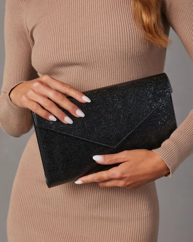 Karlie Envelope Crossbody Bag - Black sold by Vici