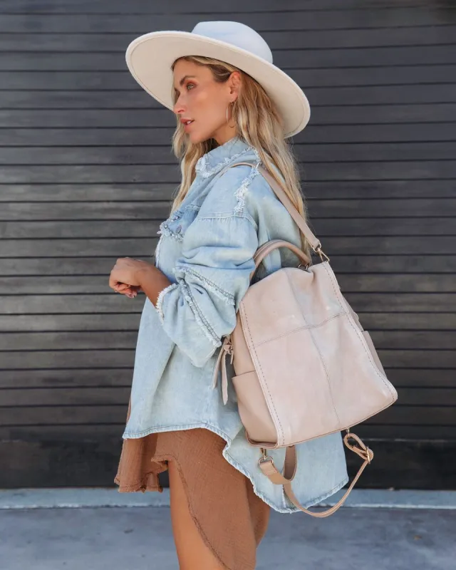 Brette Convertible Backpack - Natural - FINAL SALE sold by Vici