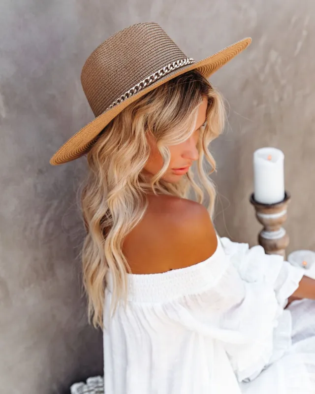 High Water Chain Hat - Tan sold by Vici