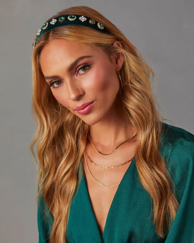 Tudor Embellished Headband sold by Vici