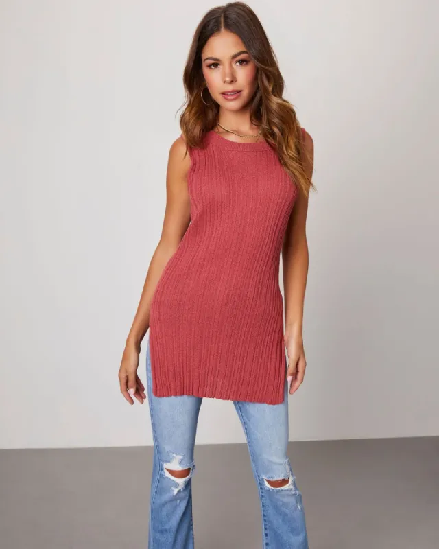 Gilda Sleeveless Top - Mauve - FINAL SALE sold by Vici