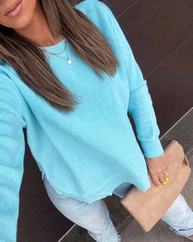 Al Fresco Cotton Blend Knit Pullover sold by Vici