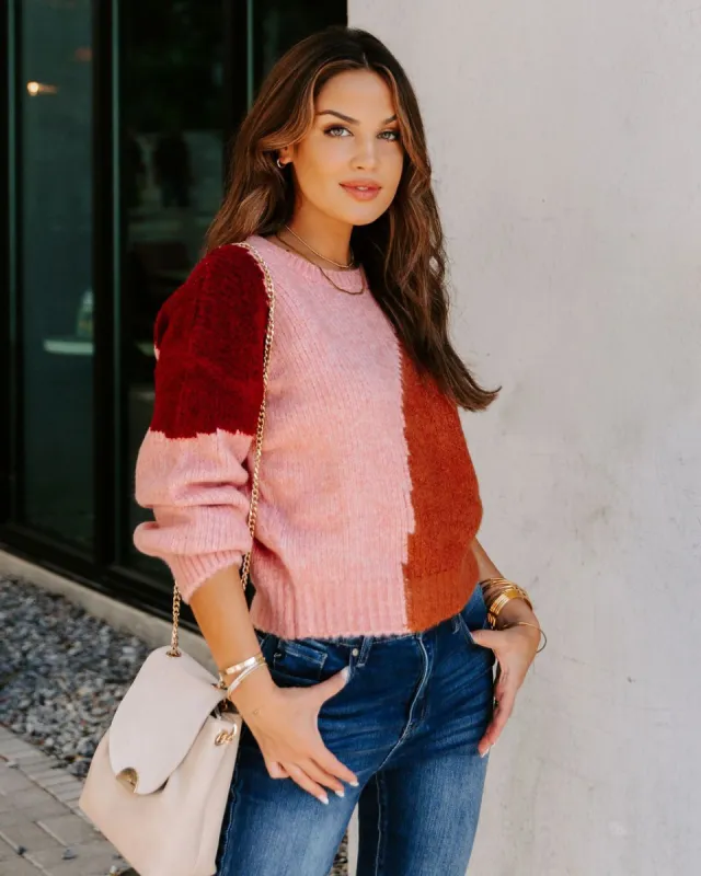 Bailey Colorblock Knit Sweater - FINAL SALE sold by Vici