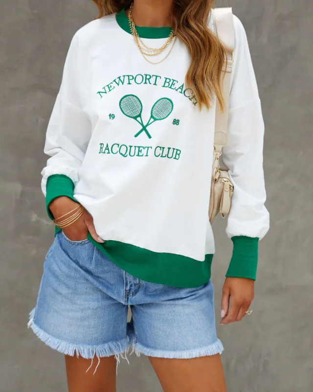Newport Beach Racquet Club Sweatshirt - FINAL SALE sold by Vici