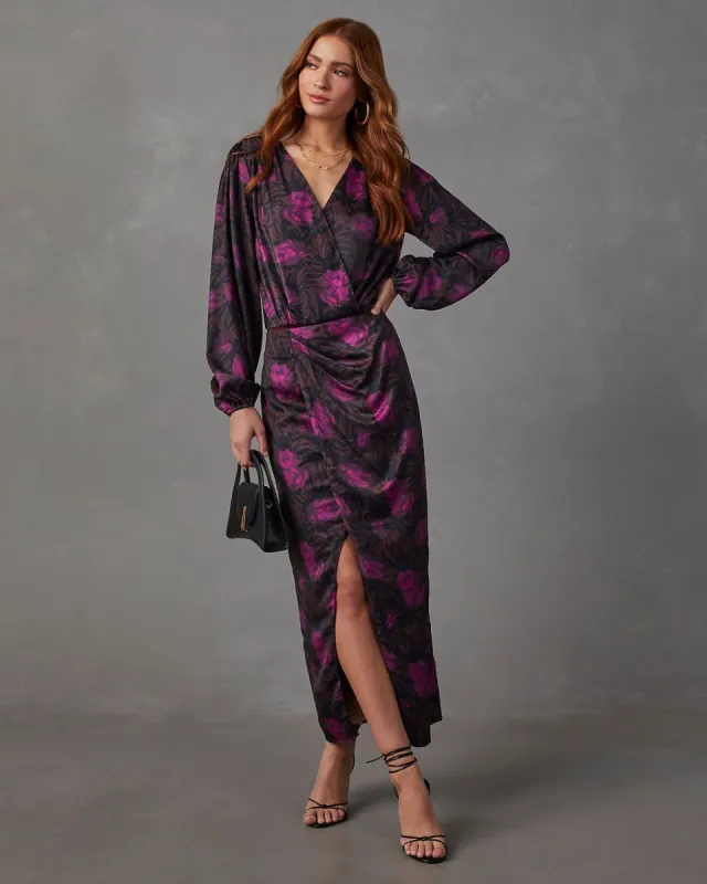 Forever Yours Floral Midi Skirt sold by Vici