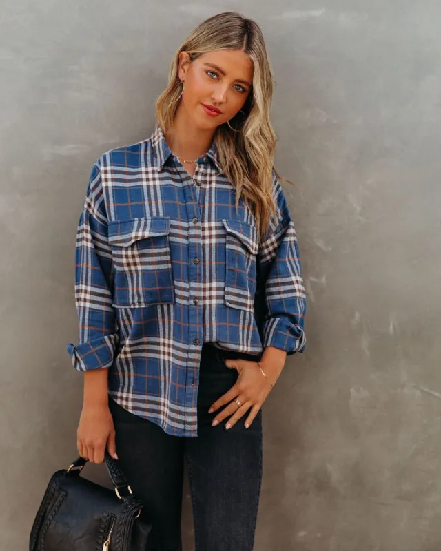 Tomas Cotton Plaid Button Down Top - FINAL SALE sold by Vici