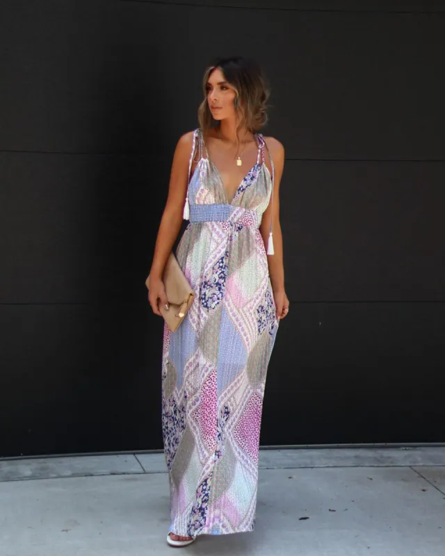 Nerissa Printed Maxi Dress - Multi - FINAL SALE sold by Vici