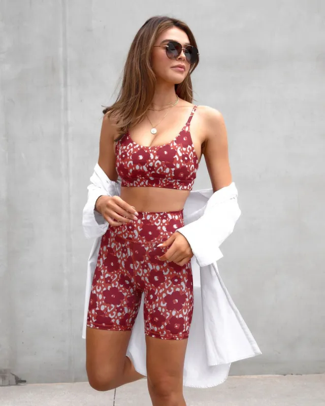 Floral Spice Sports Bra - FINAL SALE made by Vici