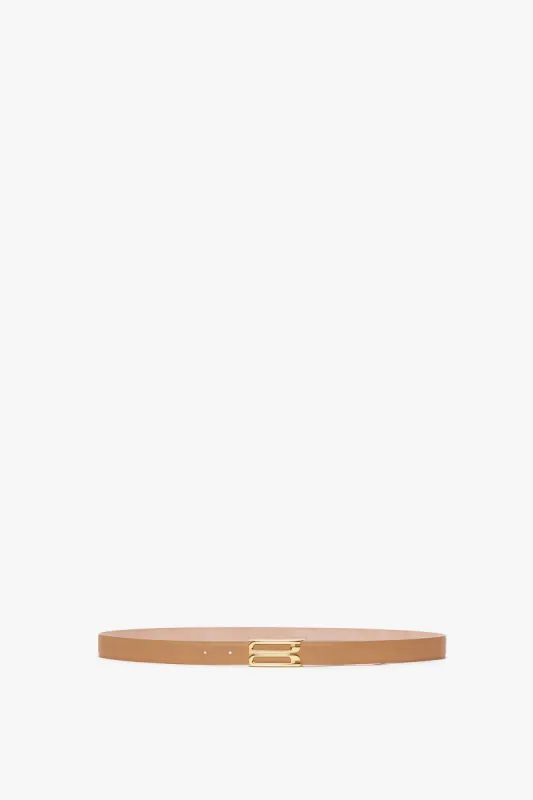 Frame Belt In Camel Leather sold by Victoria Beckham