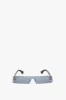 Mini Visor Sunglasses In Blue-Mirror sold by Victoria Beckham