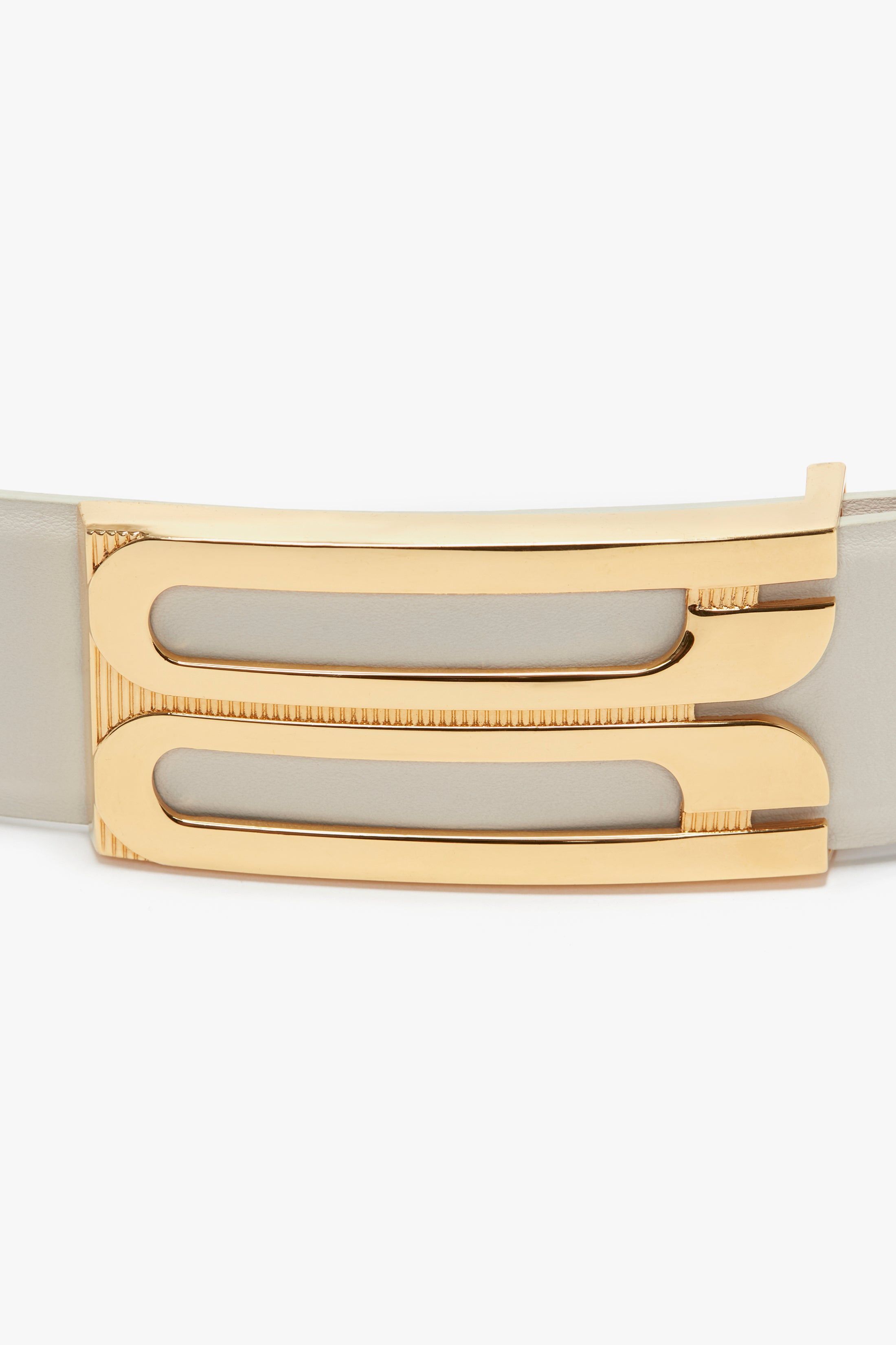 Jumbo Frame Belt In Latte Leather sold by Victoria Beckham product image thumbnail 3