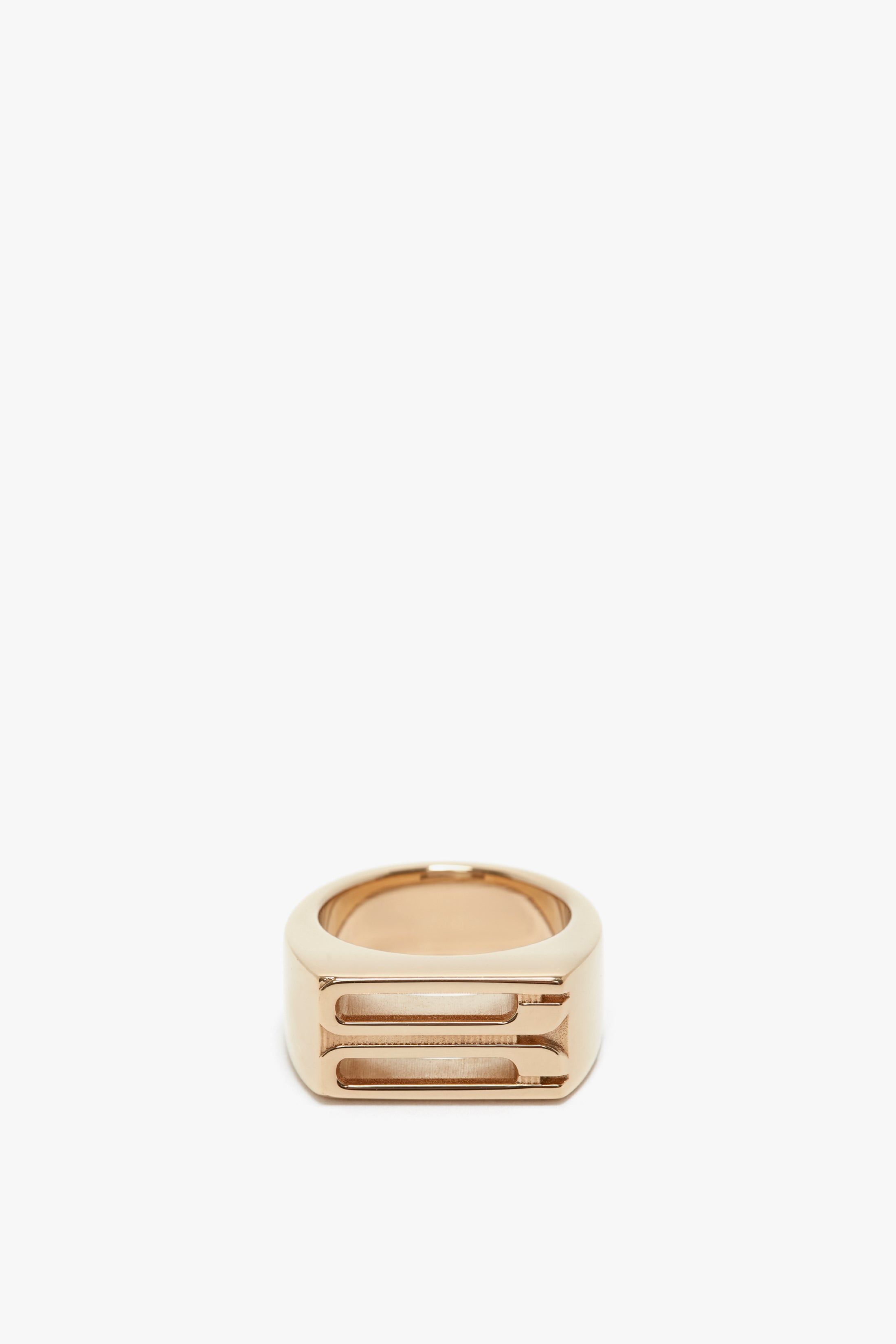 Exclusive Frame Signet Ring In Gold sold by Victoria Beckham product image thumbnail 2