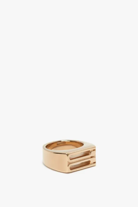 Dorian Signet Ring In Gold sold by Victoria Beckham