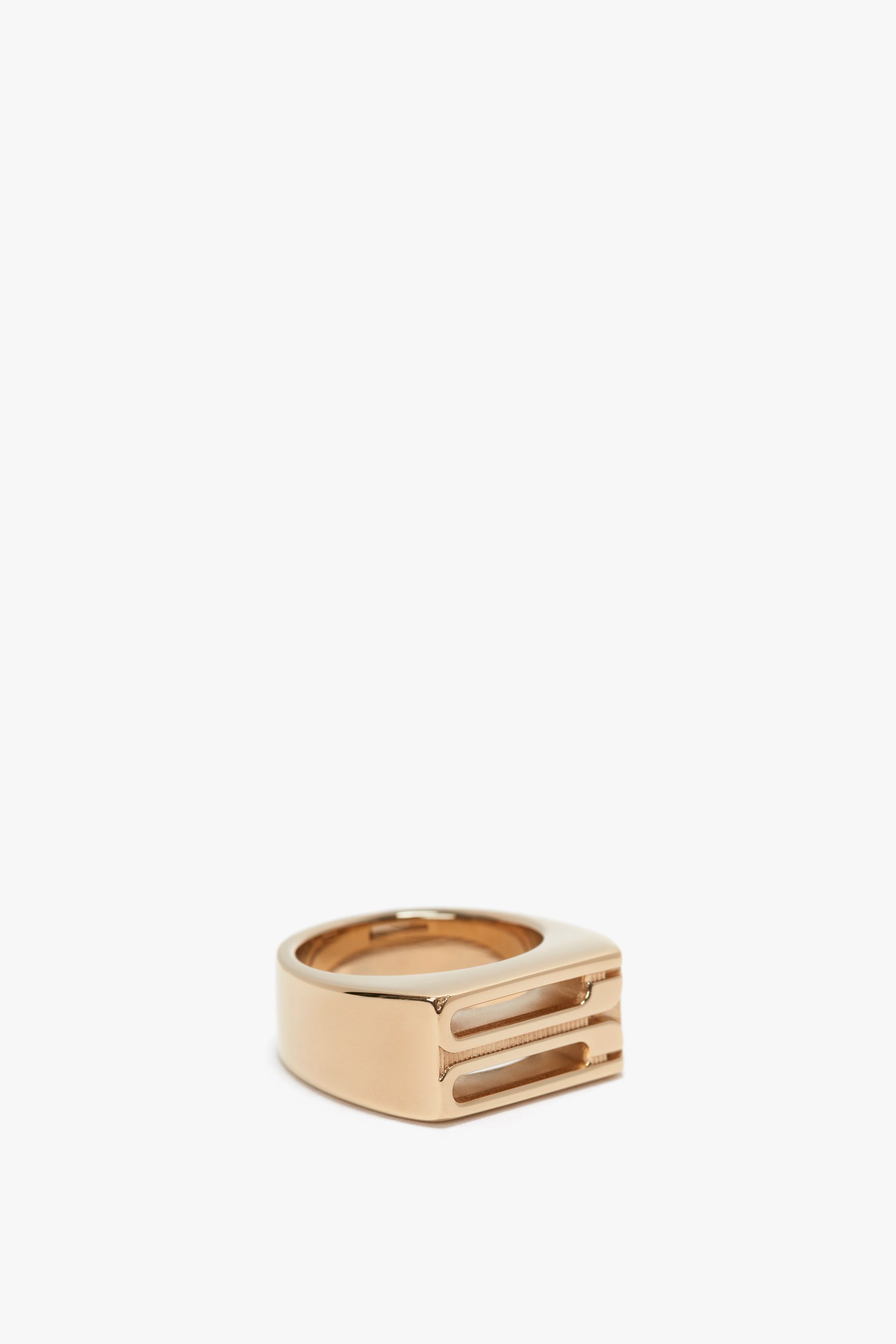 Exclusive Frame Signet Ring In Gold sold by Victoria Beckham