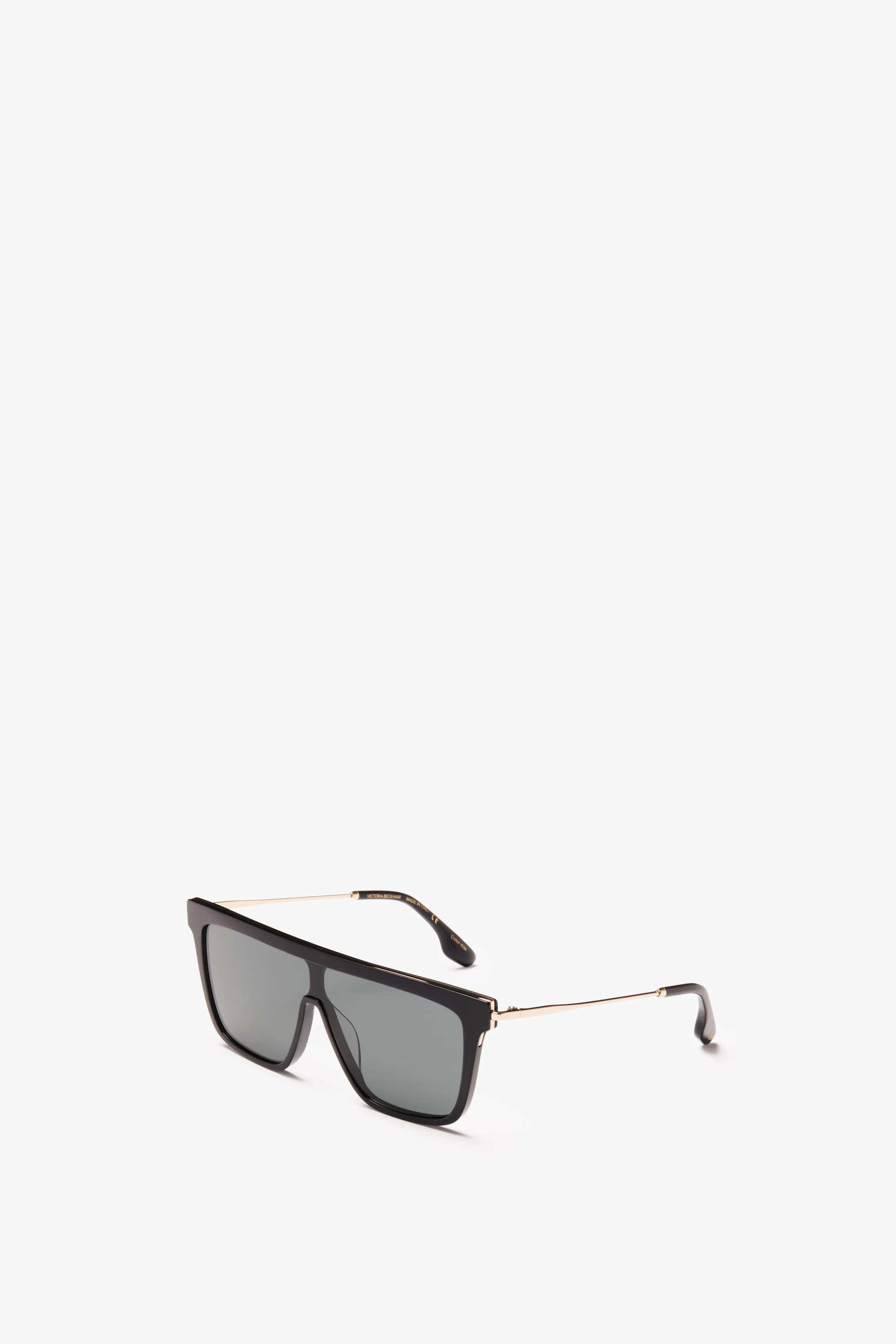 Rectangular Shield Sunglasses In Black sold by Victoria Beckham product image thumbnail 3