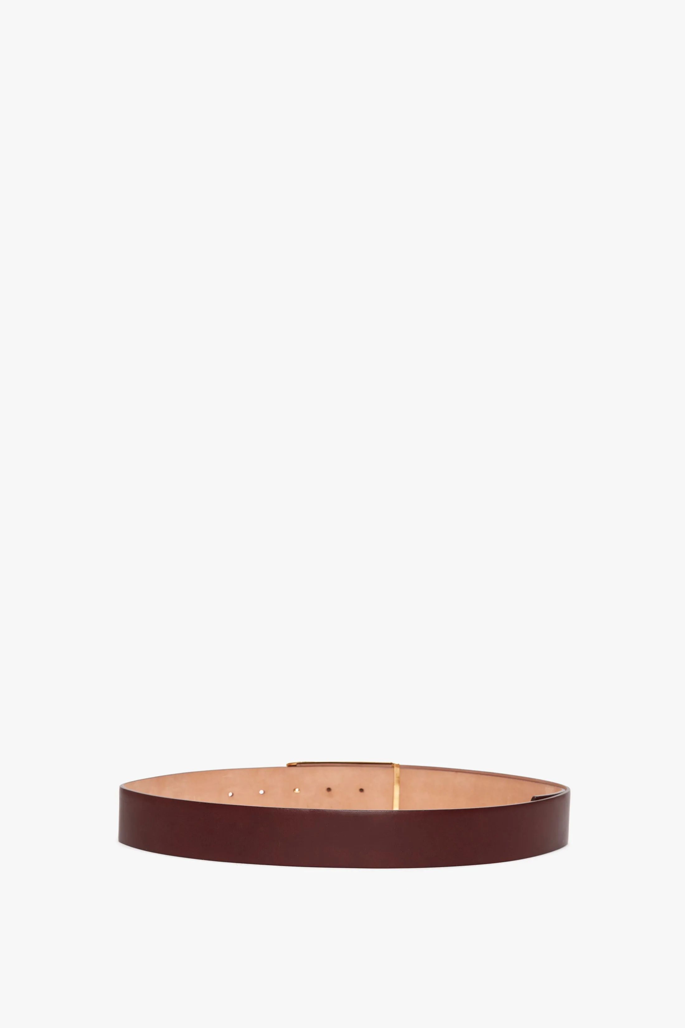 Jumbo Dorian Belt In Burgundy Leather sold by Victoria Beckham product image thumbnail 2