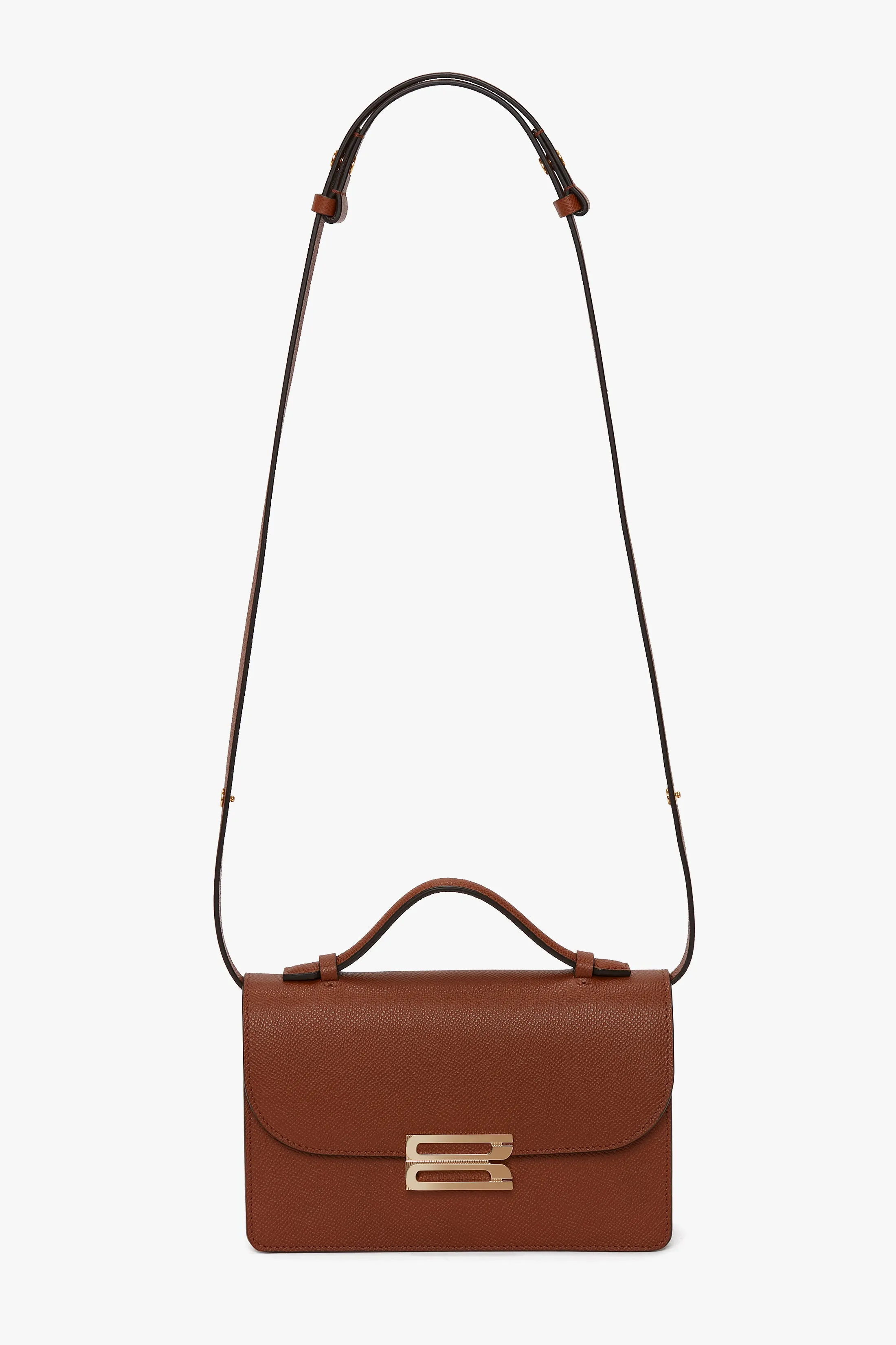 Mini Dorian Bag In Tan Smooth Leather sold by Victoria Beckham