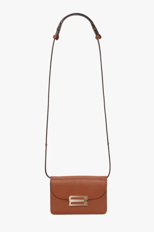 Nano Dorian Bag In Tan Leather sold by Victoria Beckham