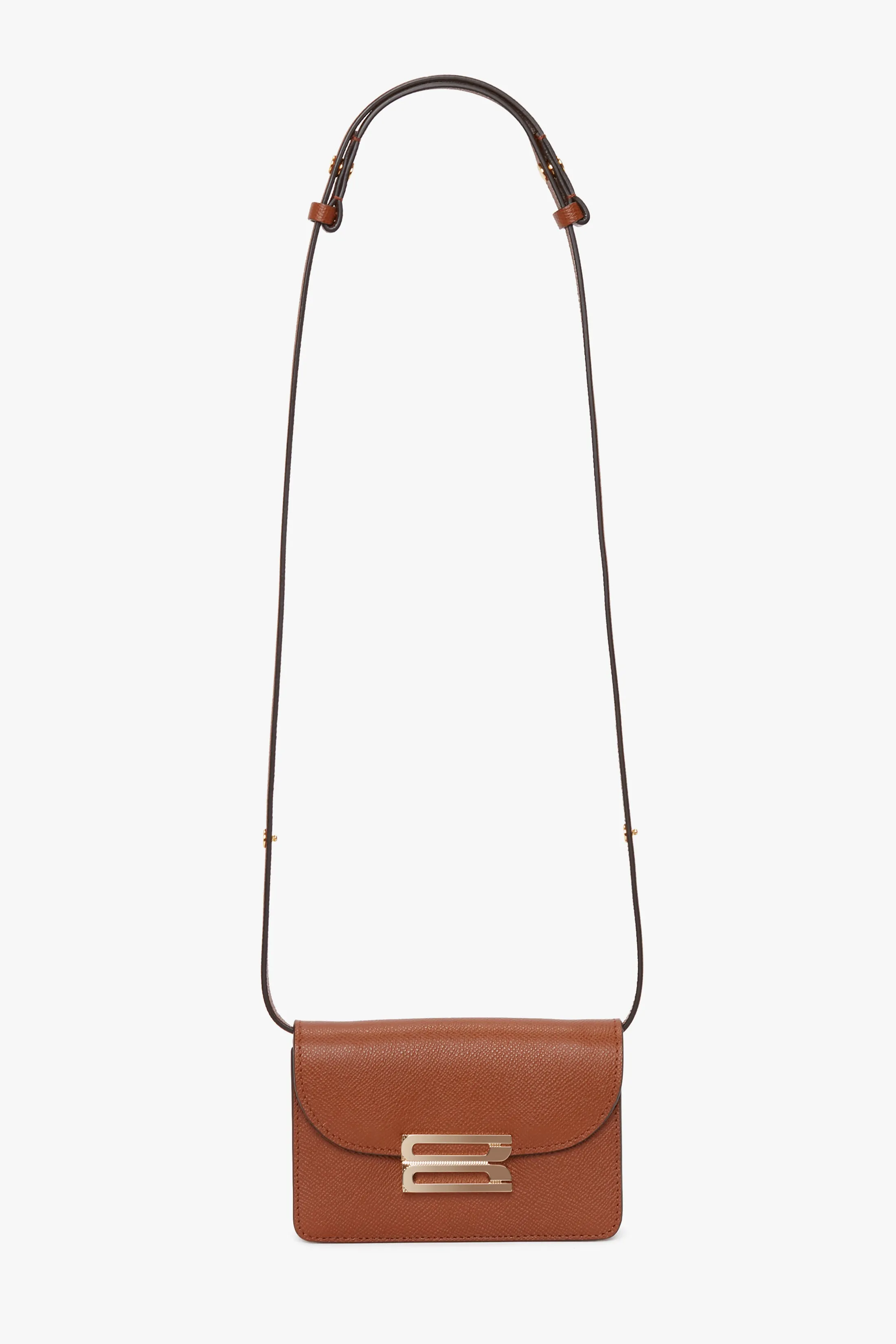 Nano Dorian Bag In Tan Leather sold by Victoria Beckham