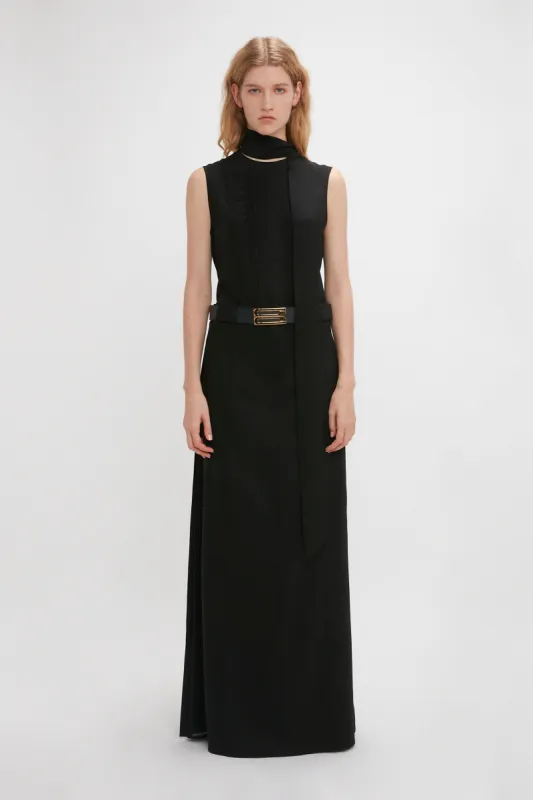 Tailored Floor-Length Skirt In Black sold by Victoria Beckham