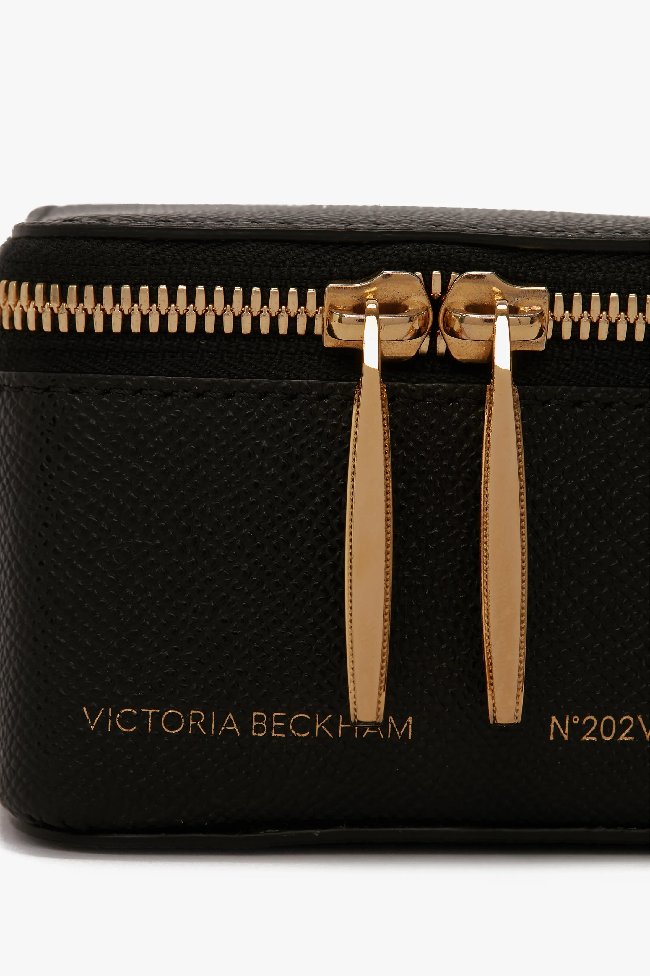 Micro Vanity Wristlet In Black Leather sold by Victoria Beckham product image thumbnail 4