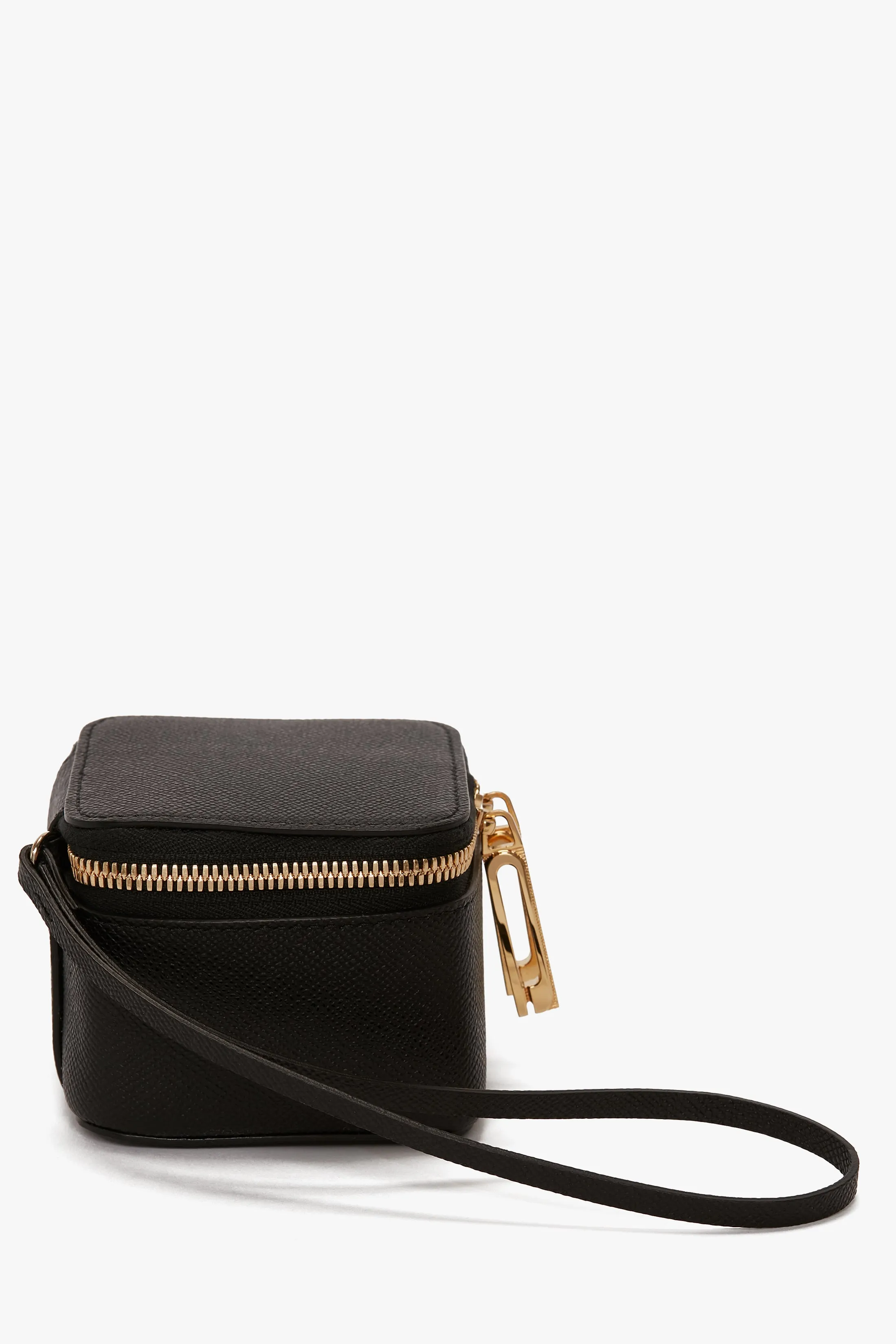 Micro Vanity Wristlet In Black Leather sold by Victoria Beckham product image thumbnail 2