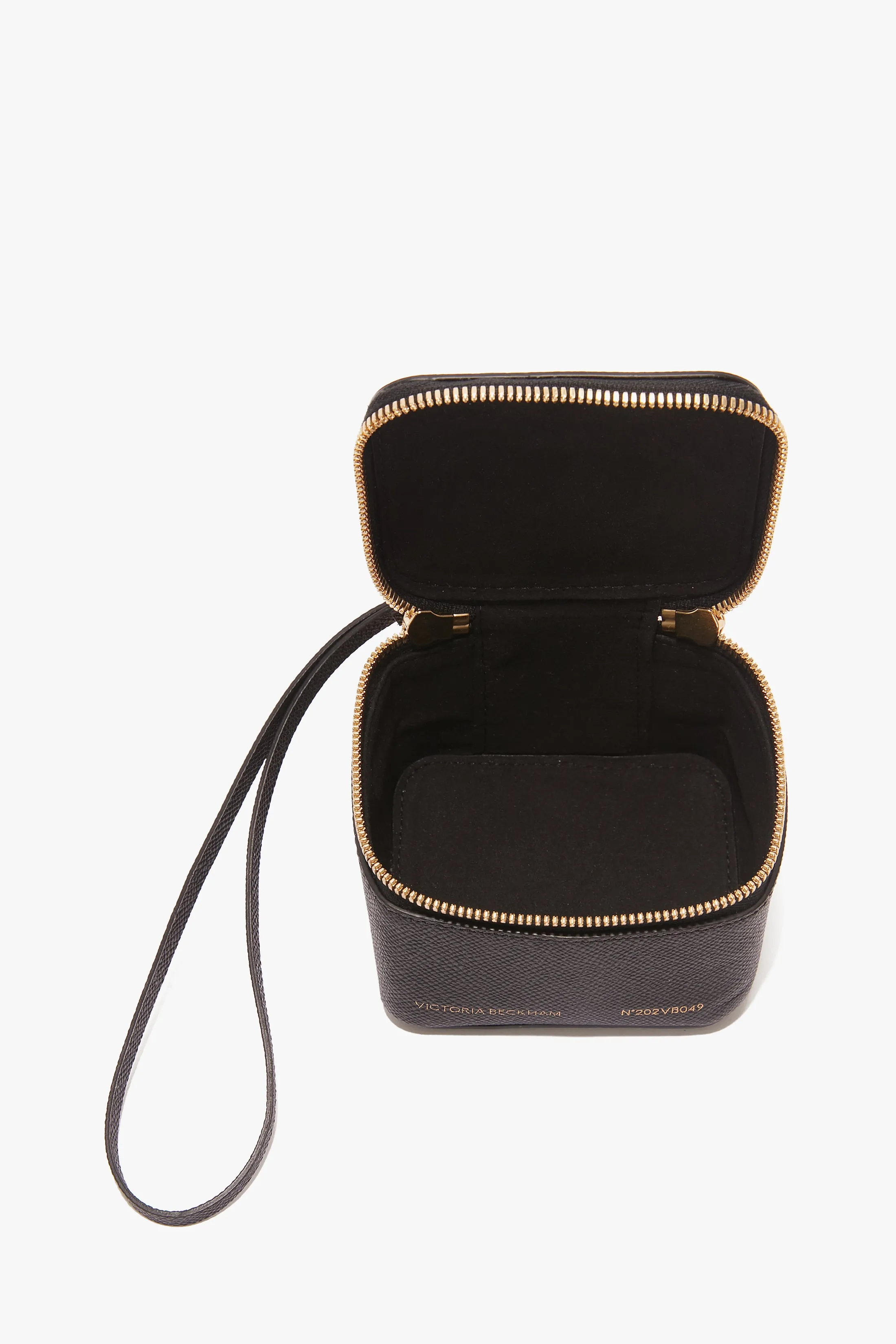 Micro Vanity Wristlet In Black Leather sold by Victoria Beckham product image thumbnail 5