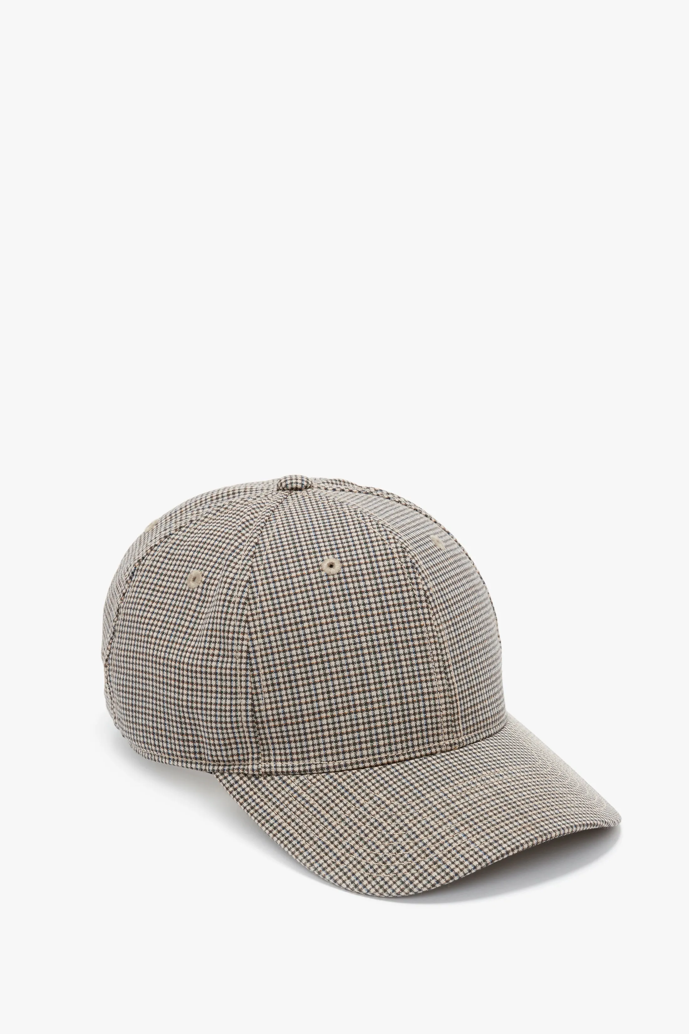 Logo Cap In Dogtooth Check sold by Victoria Beckham product image thumbnail 2