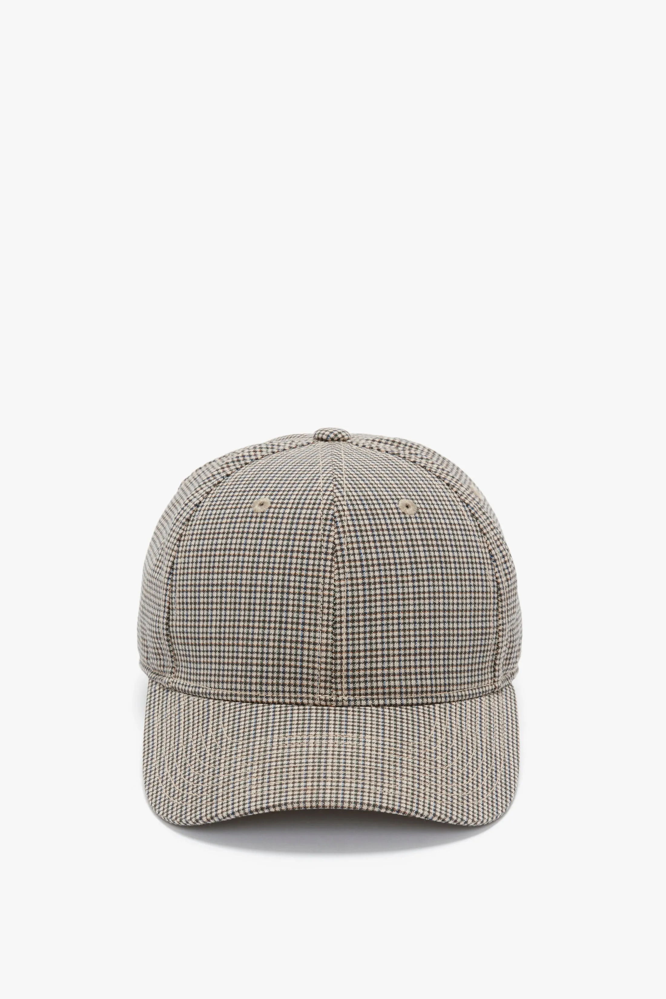 Logo Cap In Dogtooth Check sold by Victoria Beckham