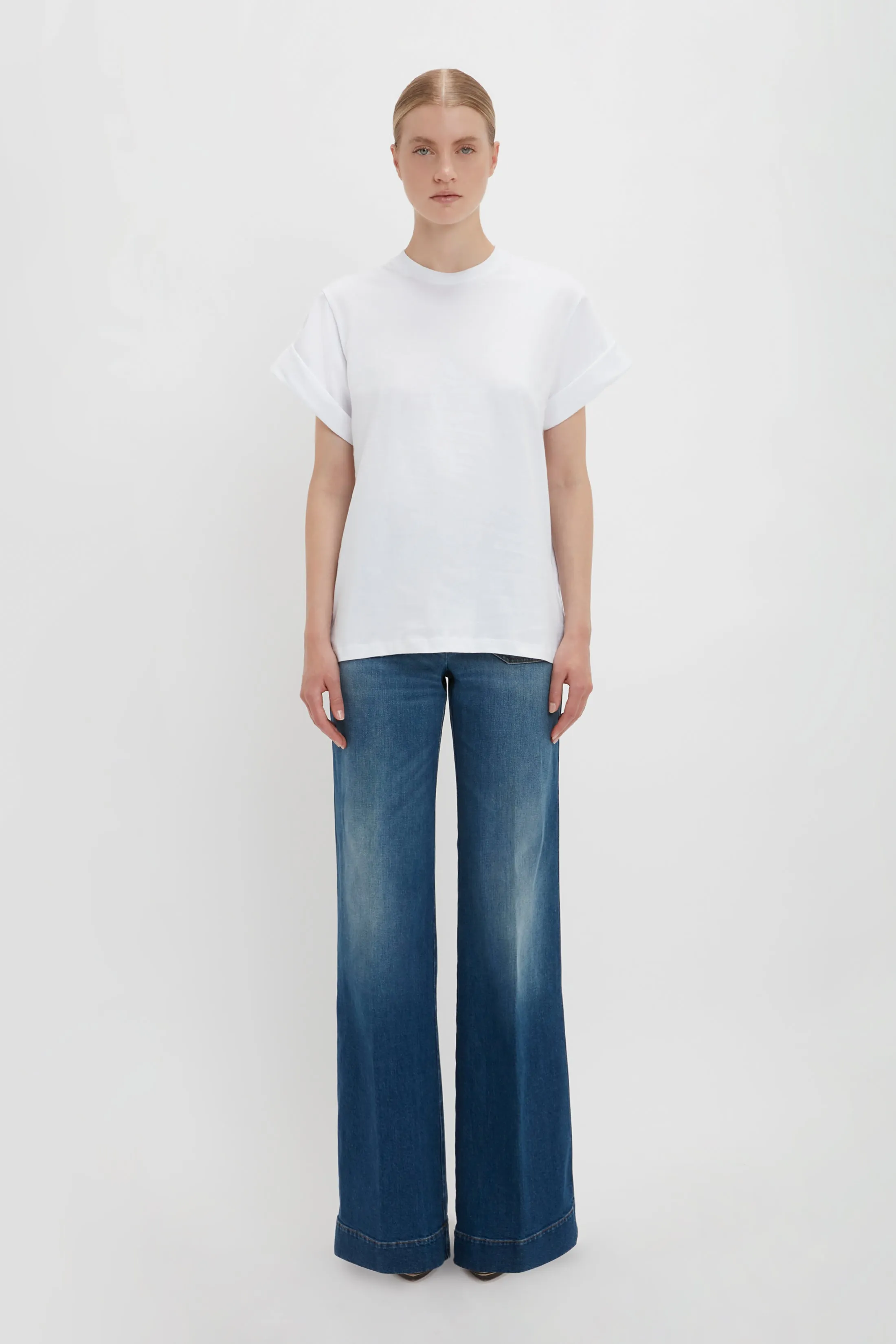 Relaxed Fit T-Shirt In White sold by Victoria Beckham product image thumbnail 2