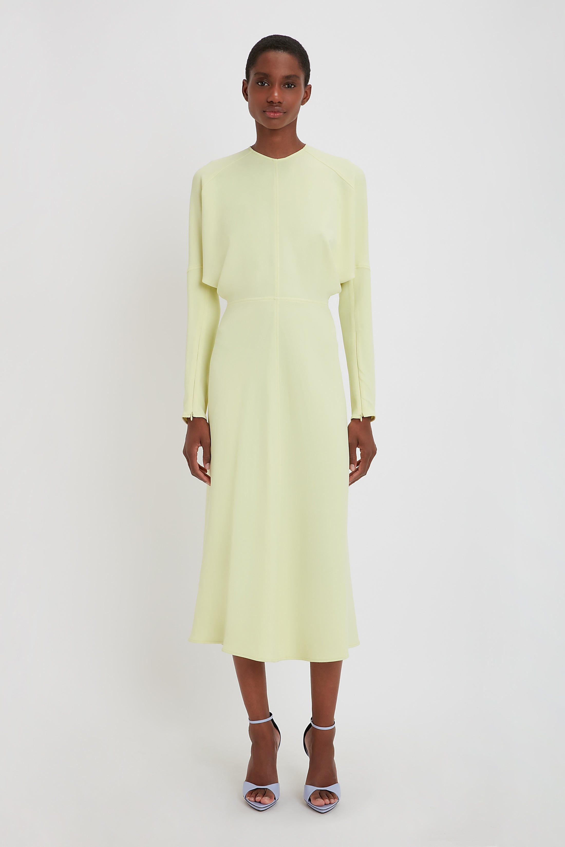 Dolman Midi Dress In Buttercup sold by Victoria Beckham product image thumbnail 2