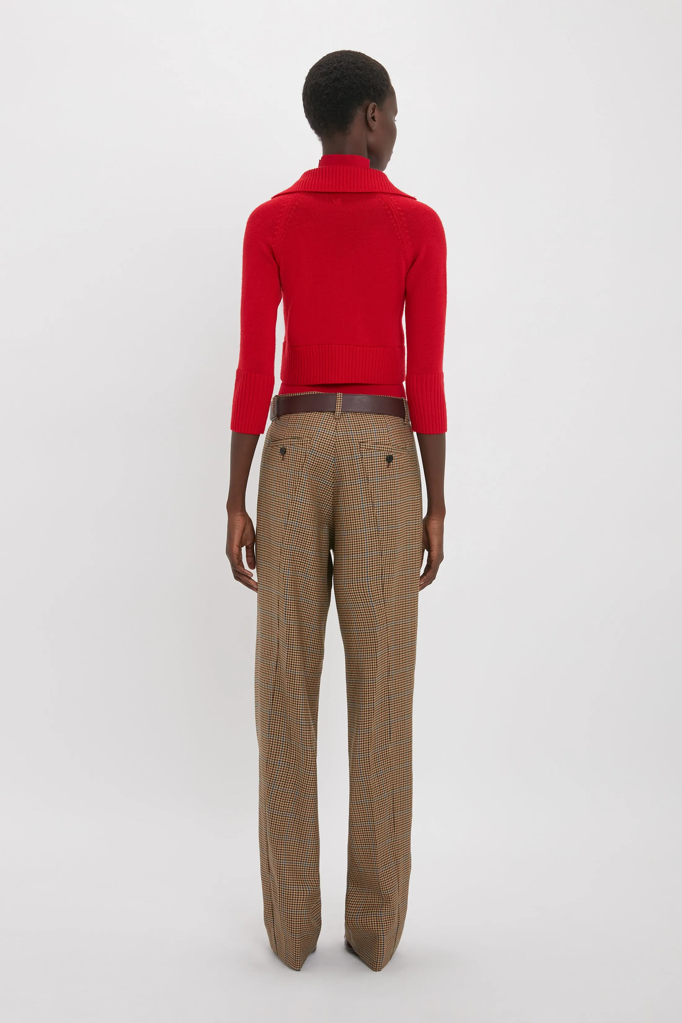 Double Layer Top In Deep Red sold by Victoria Beckham product image thumbnail 3