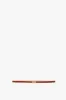 Micro Frame Belt In Tan Leather sold by Victoria Beckham