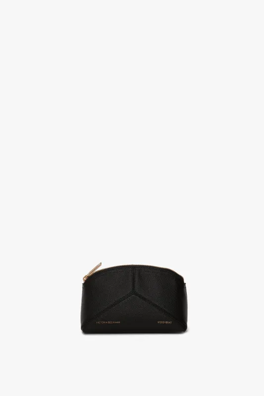 Victoria Mini Travel Pouch In Black Leather sold by Victoria Beckham