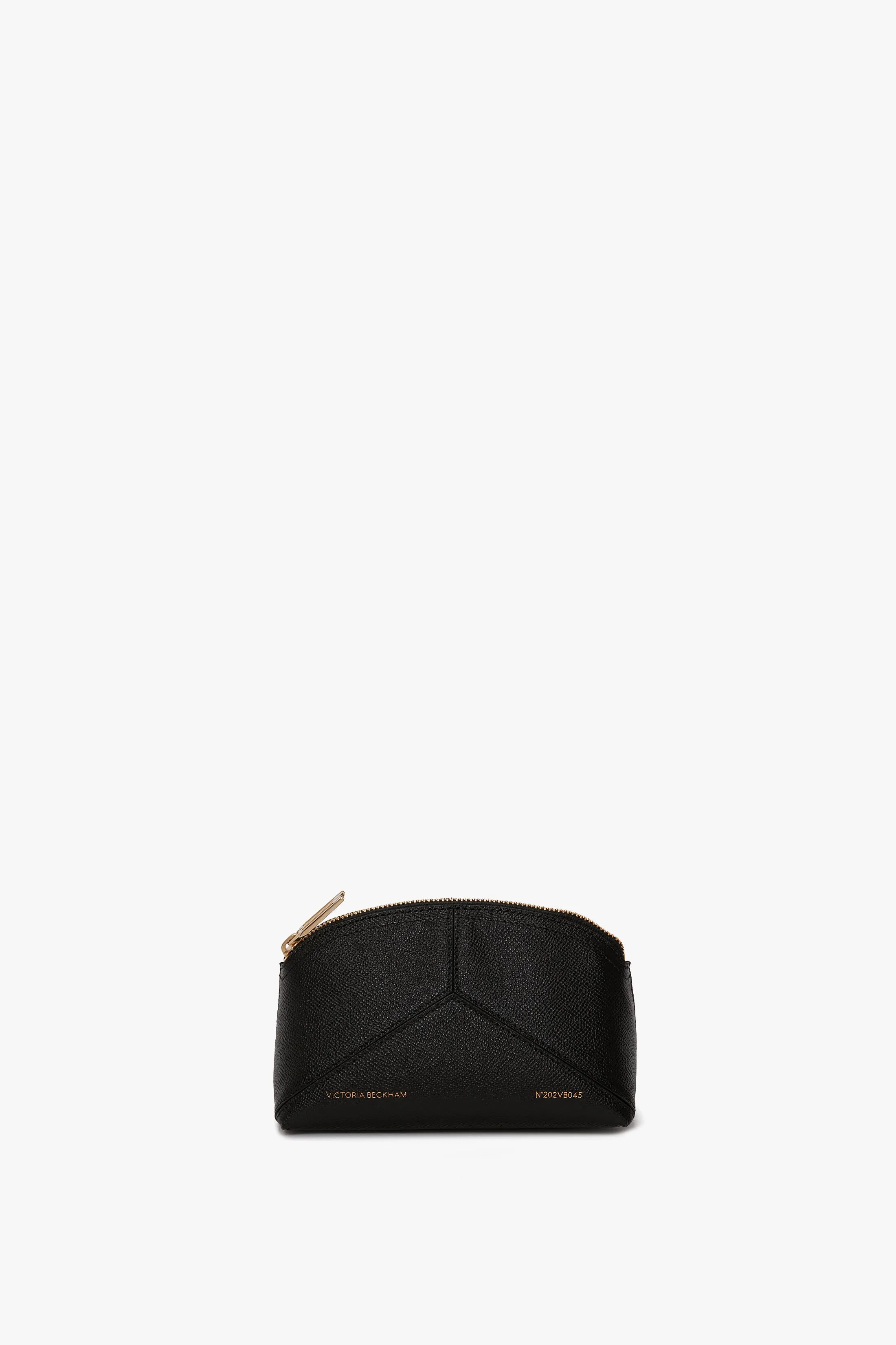 Victoria Mini Travel Pouch In Black Leather sold by Victoria Beckham