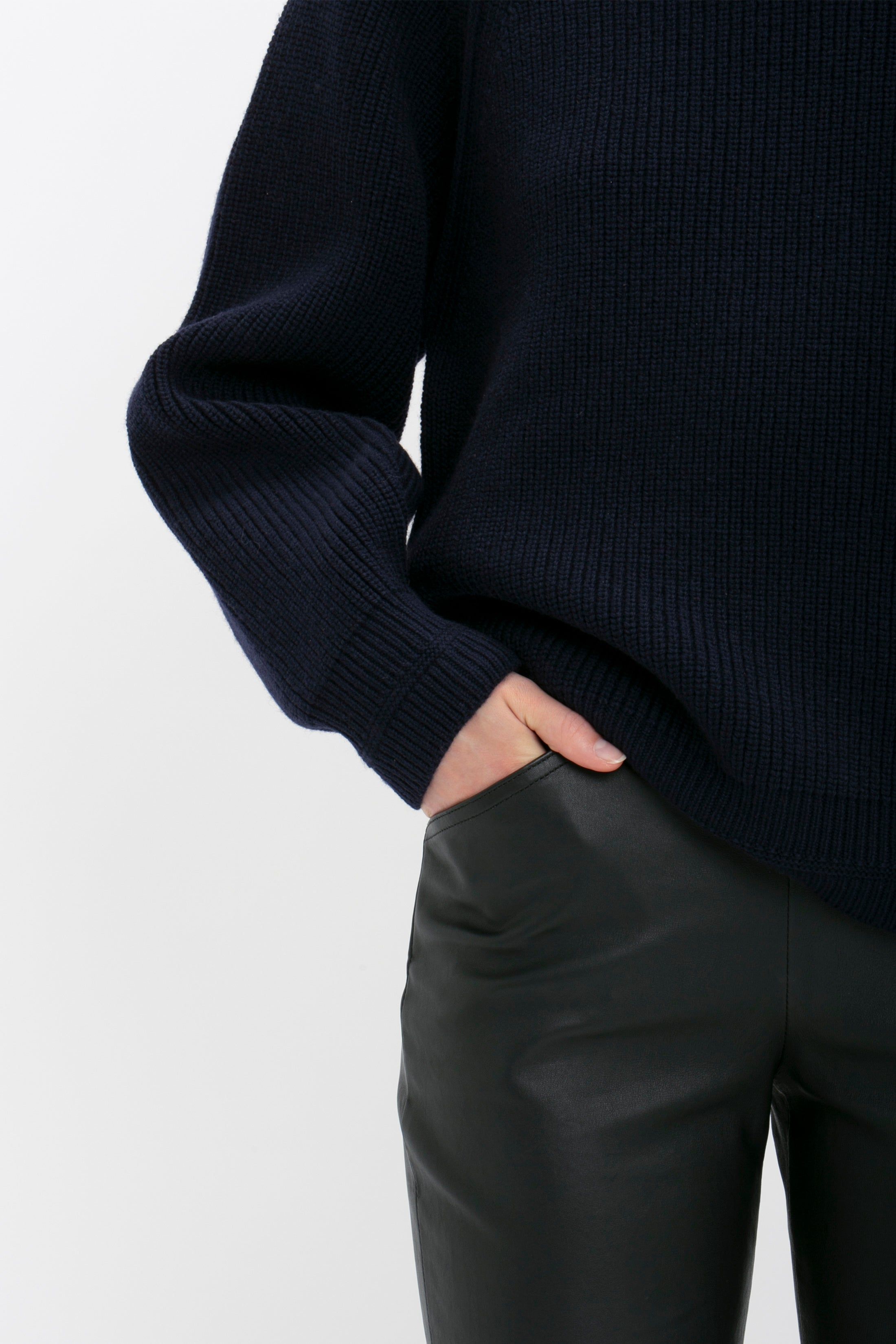 Stretch Leather Legging In Black sold by Victoria Beckham product image thumbnail 4