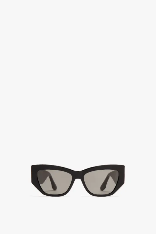 Sculptural Frame Sunglasses In Black sold by Victoria Beckham