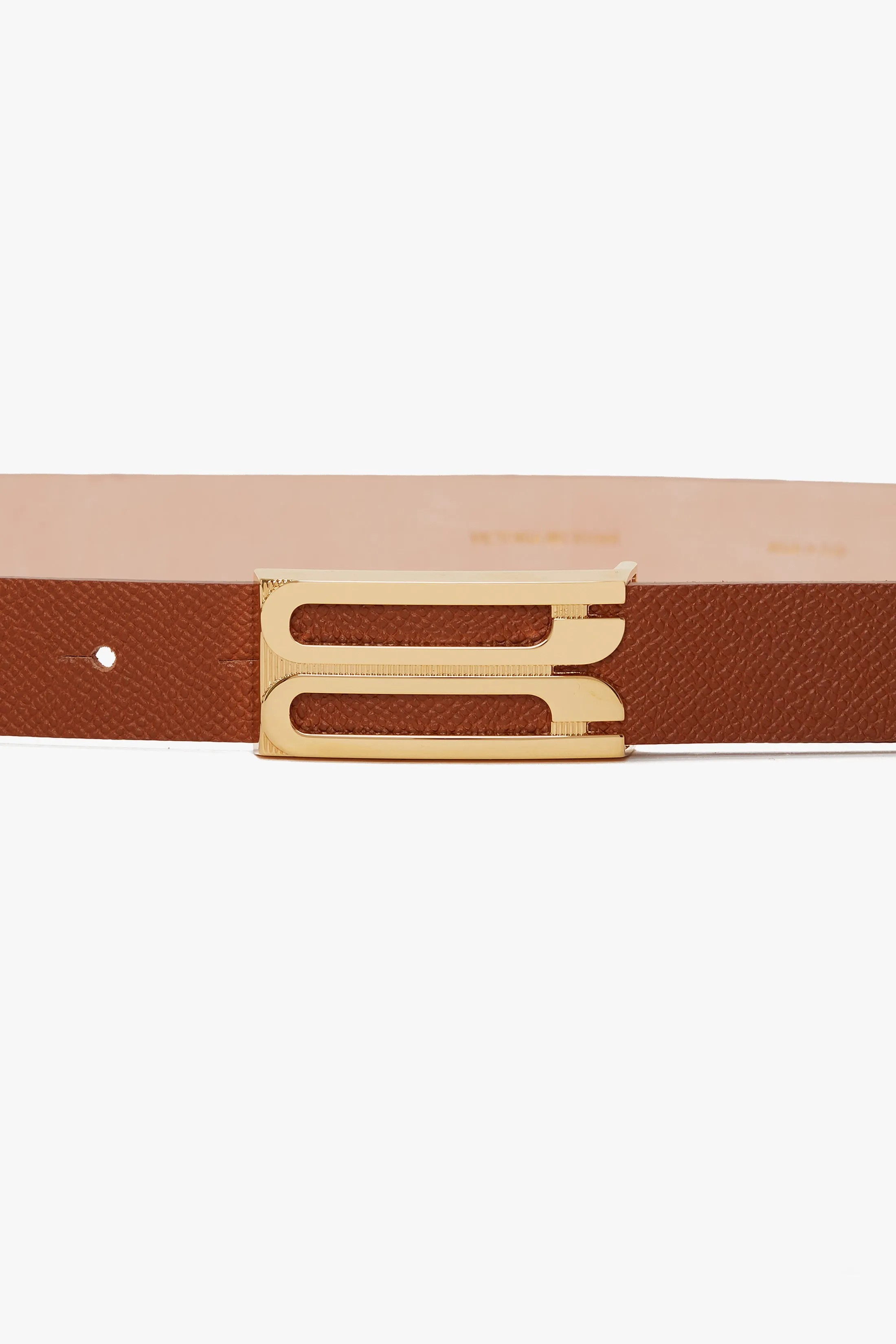 Frame Belt In Tan Grained Leather sold by Victoria Beckham product image thumbnail 2