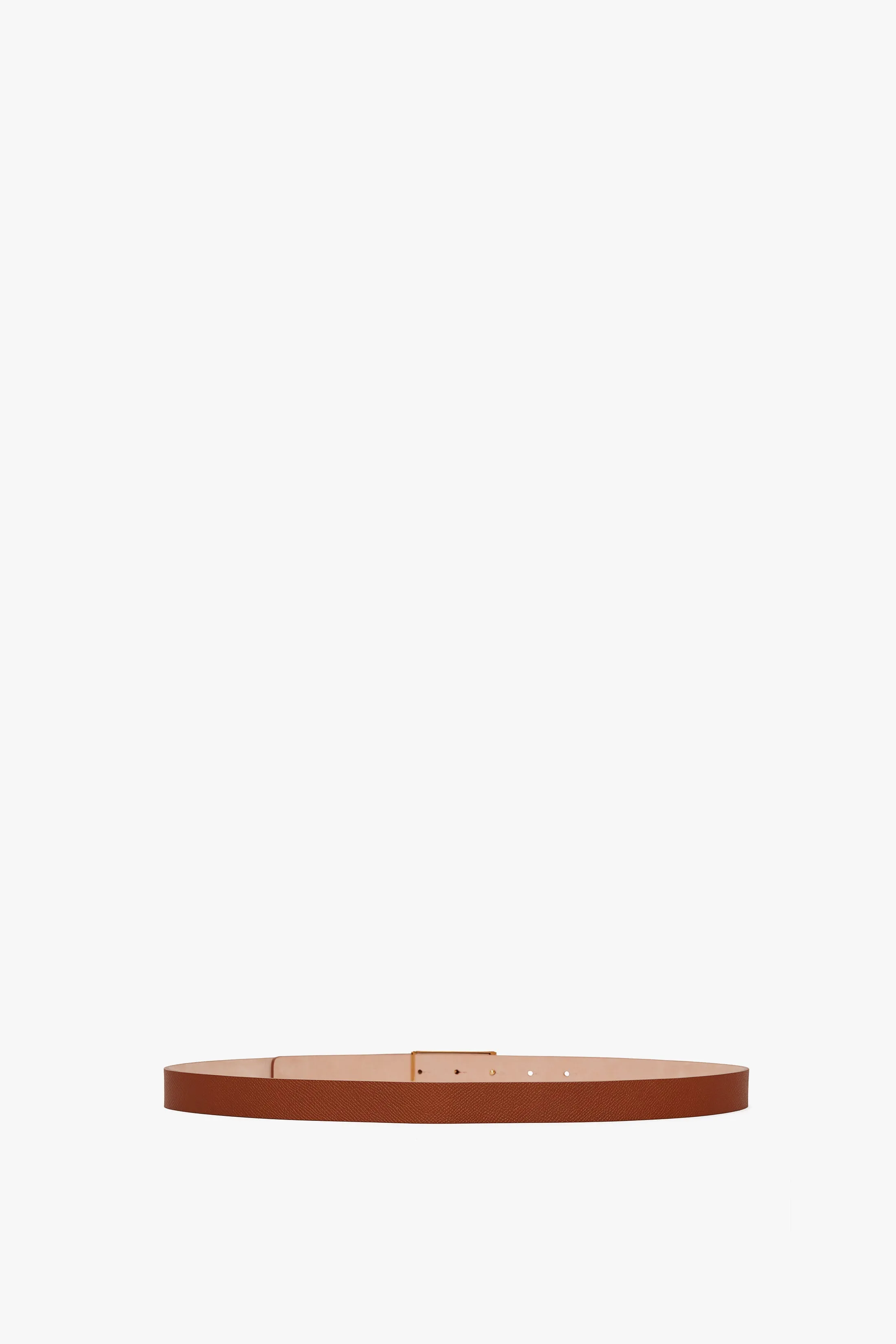 Frame Belt In Tan Grained Leather sold by Victoria Beckham product image thumbnail 3