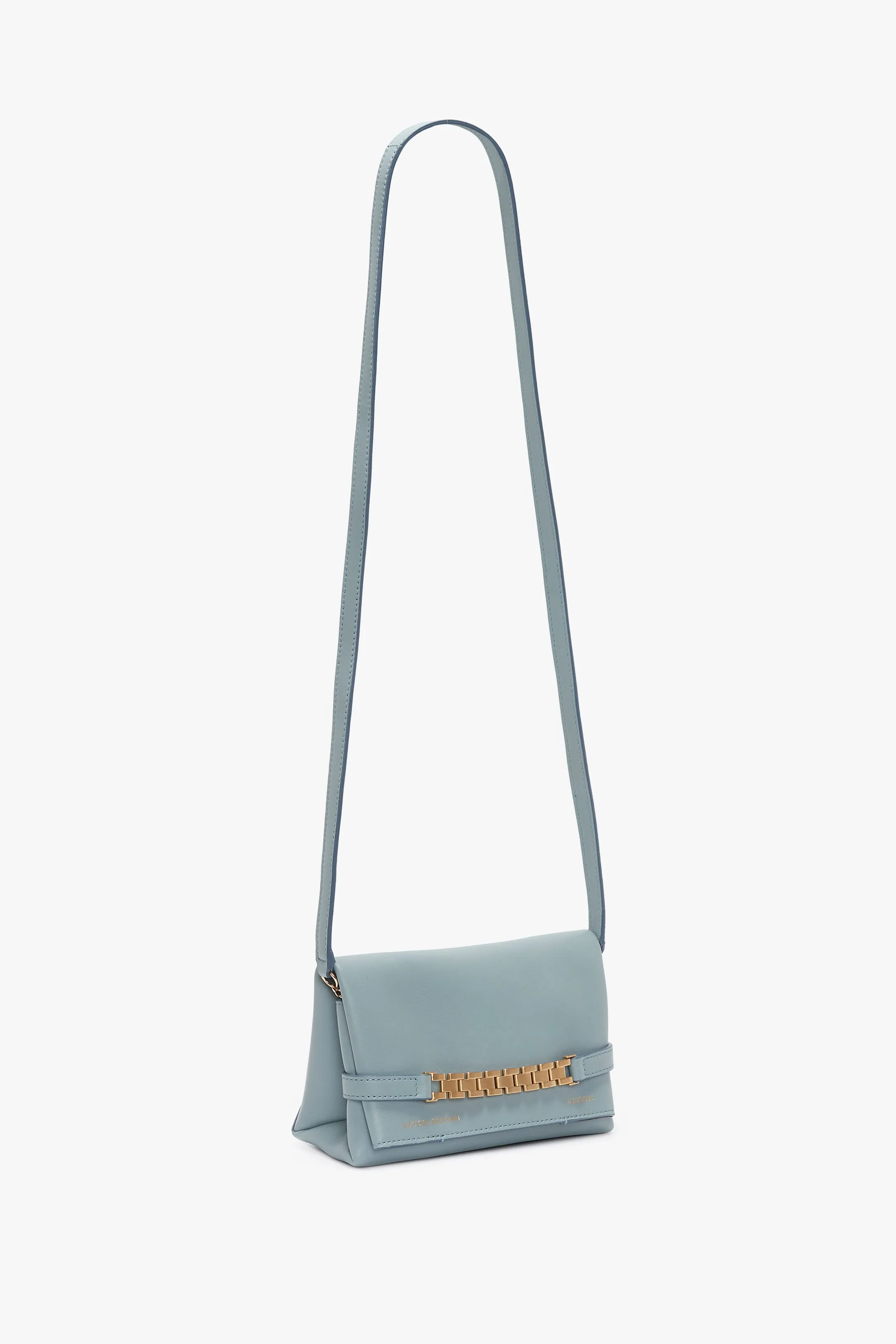 Mini Chain Pouch Bag With Long Strap In Ice Leather sold by Victoria Beckham product image thumbnail 3