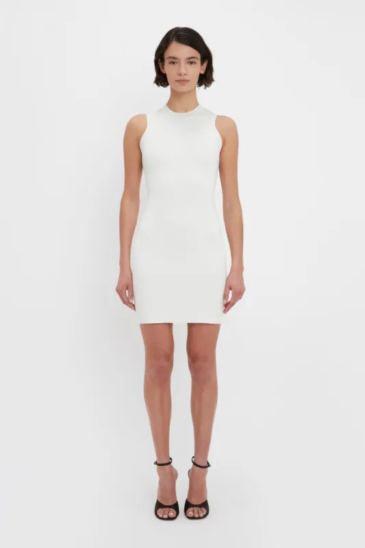 Fitted Mini Dress In White sold by Victoria Beckham