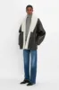 Shearling Coat In Monochrome sold by Victoria Beckham