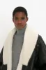 Shearling Coat In Monochrome sold by Victoria Beckham